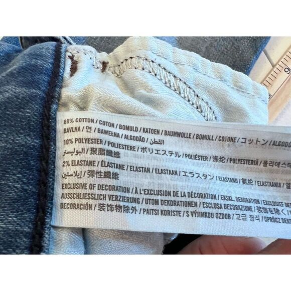 Abercrombie & Fitch Jeans Women's Harper Ankle Skinny Stretch Denim Raw Hem 25/0 - Picture 10 of 11